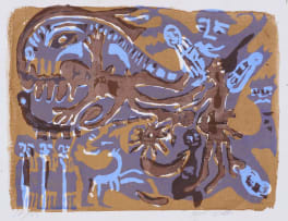 Azaria Mbatha; Untitled (Jonah and the Whale II)