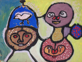 Unknown Artist; Untitled (Three Faces)