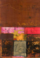 Peter Webber; Abstract in Red and Brown