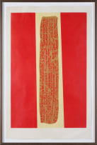 Larry Scully; Red and Gold Cityscape