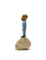 Conrad Botes; Untitled (Figure Standing on a Skull)