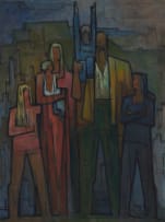 Ernest Ullmann; Family in a Landscape