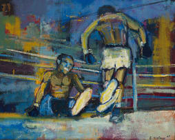 Ephraim Ngatane; Boxing Match