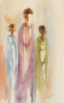 Audrey Fourie; Three Standing Figures