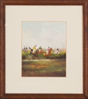 Philip Henry Rideout; Jockeys; Cart and Riders, two