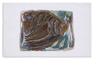 Azaria Mbatha; Untitled (Fisherman Casting Net II)