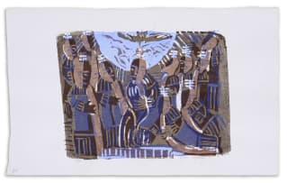 Azaria Mbatha; Untitled (Baptism of Christ I)