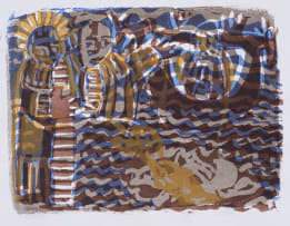 Azaria Mbatha; Untitled (Jesus Walks on Water II)