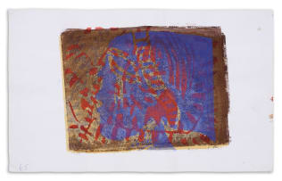 Azaria Mbatha; Side Profile with Ladder II