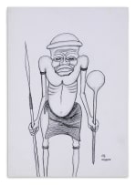 Mankew Valente Mahumana; Man with Spear