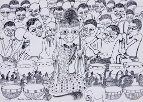 Mankew Valente Mahumana; Group of Musicians
