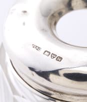 An Edward VII silver hair tidy, John & R Griffin Ltd, Chester, 1910