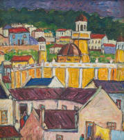 Kenneth Baker; Cape Town Cityscape with Mosque