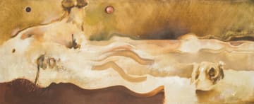 Judith Mason; Abstract in Brown and Ochre
