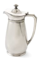 A silver-plated jug, Mappin & Webb, 20th century