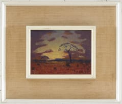 Gert Pietersen; Landscape with Trees and Distant Mountains