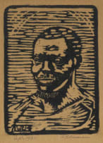 WE Mussmann; Figure in Three- Quarter Profile