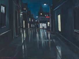 Don Madge; Nighttime Street Scene