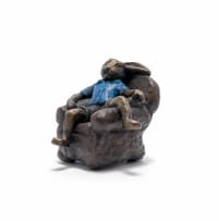 Carol Cauldwell; Rabbit in an Armchair