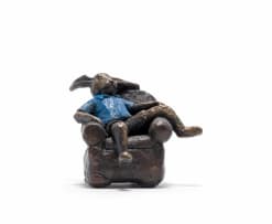 Carol Cauldwell; Rabbit in an Armchair