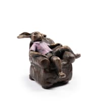 Carol Cauldwell; Rabbit in an Armchair