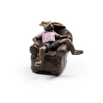 Carol Cauldwell; Rabbit in an Armchair