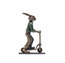 Carol Cauldwell; Rabbit on a Scooter