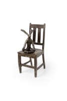 Guy du Toit; Meditating Hare; Chair, two