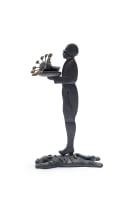 Peter Schütz; Untitled (Dumb Waiter with Haloed Head)