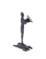 Peter Schütz; Untitled (Dumb Waiter with Haloed Head)
