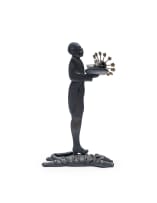 Peter Schütz; Untitled (Dumb Waiter with Haloed Head)