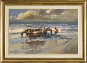 Gian-Piero Garizio; Trek Boat in the Surf