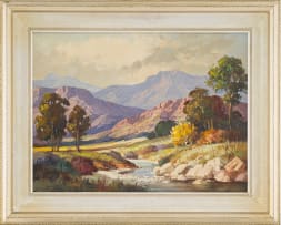 Dino Paravano; River Landscape