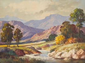Dino Paravano; River Landscape