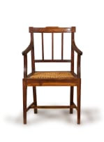 Cape stinkwood and caned Neo-classical armchair, 19th century