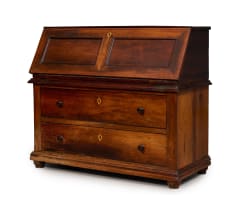 Rosewood fall-front bureau, 19th century