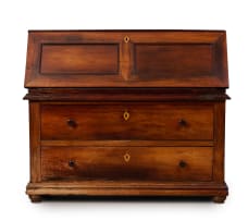 Rosewood fall-front bureau, 19th century