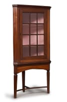 Cape stinkwood corner display cabinet, 19th century