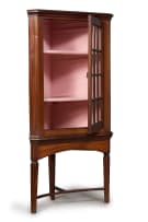 Cape stinkwood corner display cabinet, 19th century