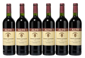 Alto; Cabernet Sauvignon; 2009; 6 (1 x 6); 750ml