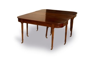 Regency style mahogany extending table, 20th century