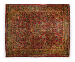 Unknown Artist; Persian Carpet Floral Motif