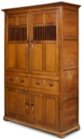 Provincial oak food cupboard, 20th century