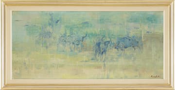 Gordon Vorster; Wildebeest in Blue