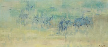 Gordon Vorster; Wildebeest in Blue