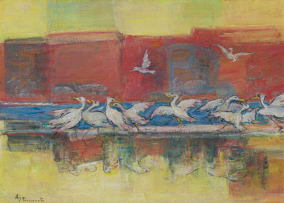 Alice Tennant; Geese Gathering