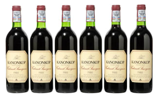 Kanonkop; Cabernet Sauvignon; 1988; 6 (1 x 6); 750ml