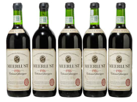 Meerlust; Cabernet Sauvignon; 1986; 5 (1 x 5); 750ml