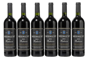 Meerlust; Rubicon; 2001; 6 (1 x 6); 750ml