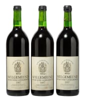 Welgemeend; Red; 1987; 3 (1 x 3); 750ml
